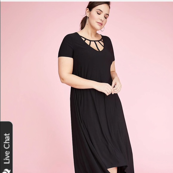 lane bryant high low dress